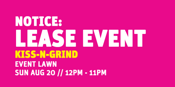 LEASE EVENT: KISS-N-GRIND @ Grand Park's Event Lawn (Between Spring St. and Broadway) | Los Angeles | California | United States