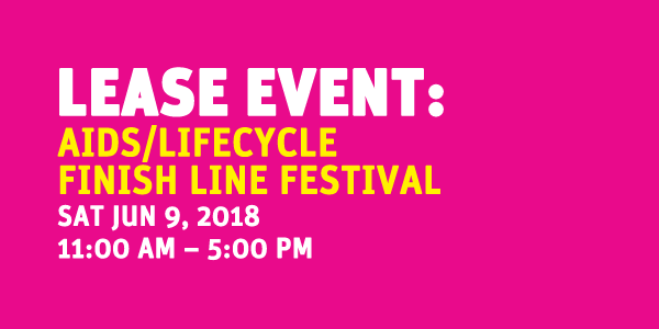 LEASE EVENT: AIDS/LifeCycle Finish Line Festival @ Grand Park Event Lawn (Spring Street) | Los Angeles | California | United States