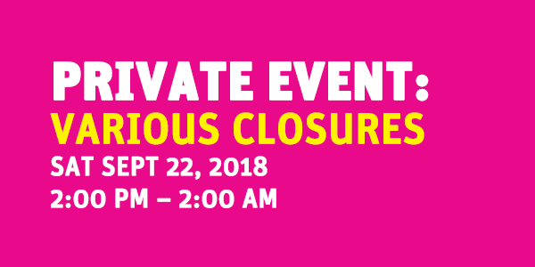 PRIVATE EVENT: FOUNTAIN OVERLOOK, SPLASHPAD, OLIVE COURT + PERFORMANCE LAWN CLOSED @ Grand Park (Between Grand Ave. and Hill St.)  | Los Angeles | California | United States