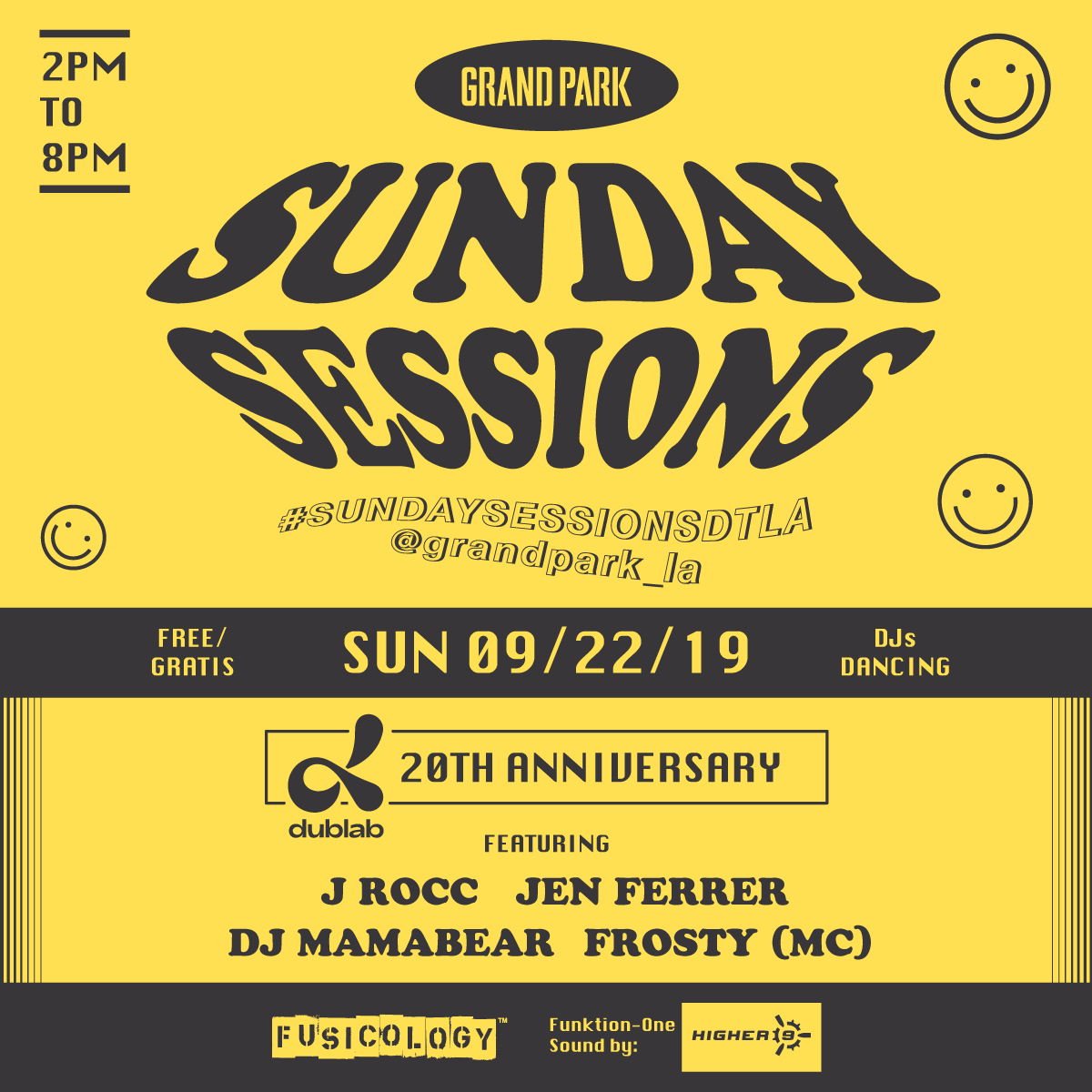 GRAND PARK PRESENTS SUNDAY SESSIONS 2019 @ Grand Park's Performance Lawn (between Grand and Hill) | Los Angeles | California | United States